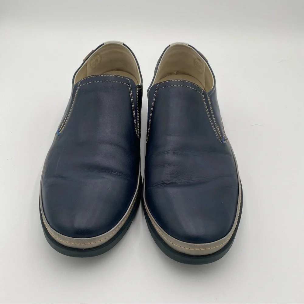 Pikolinos Men's Leather Palamos Mor Slip On Loafers Flats Shoes Navy Size 11.5‎